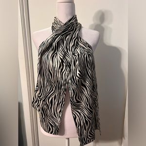 Beautiful animal print scarf.